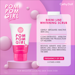 Cathy Doll Pom Pom Girl Armpit & Bikini Line Whitening Scrub 150g