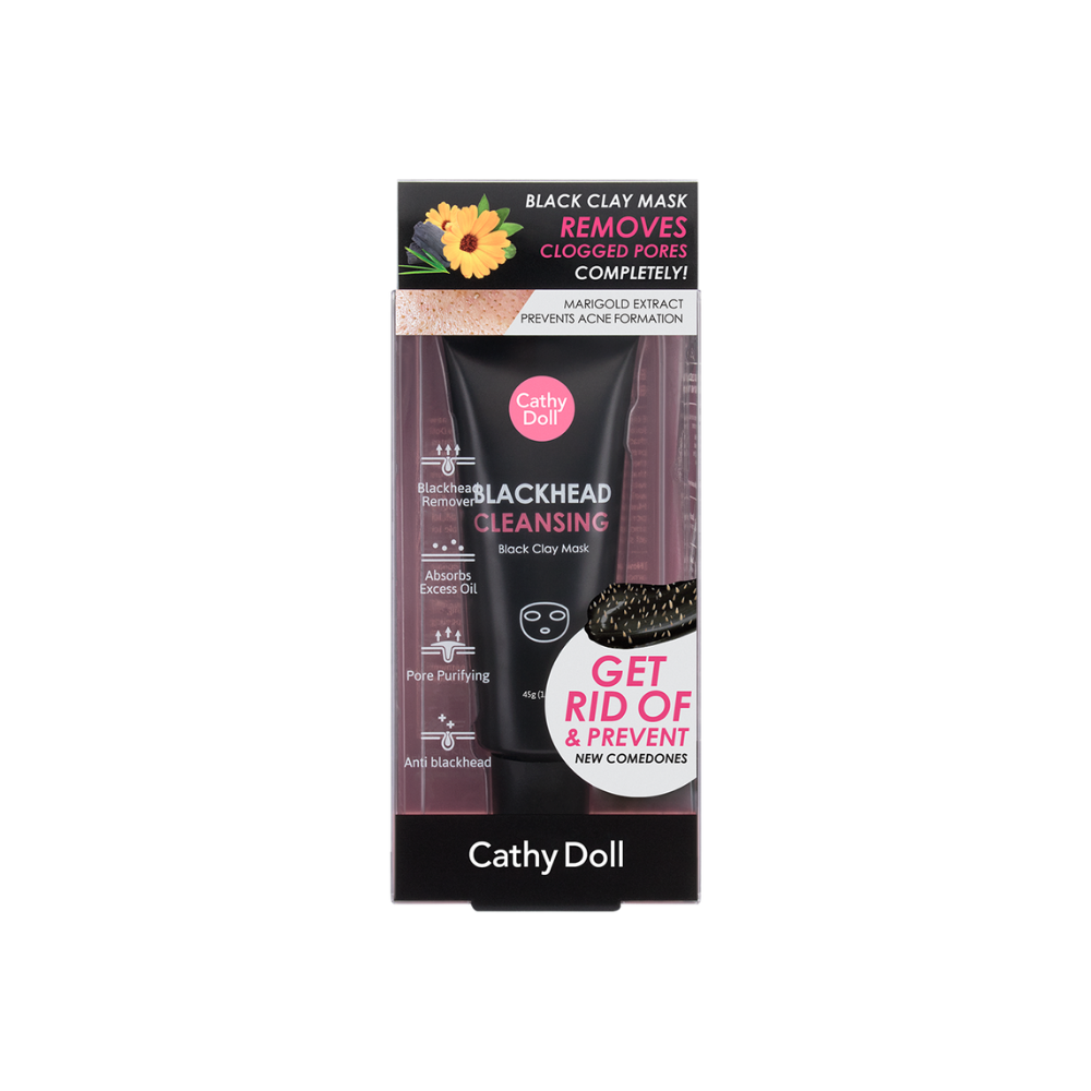 Cathy Doll Blackhead Cleansing Black Clay Mask 45g