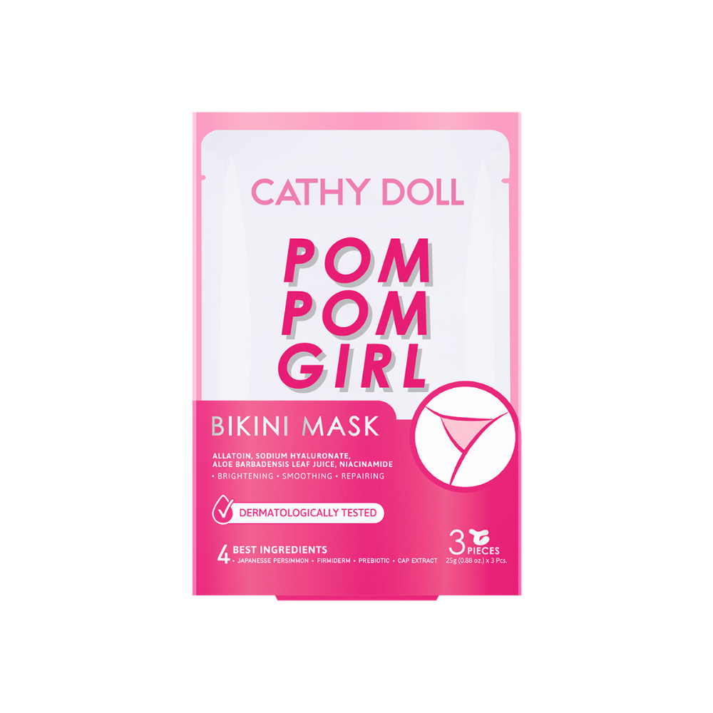 Cathy Doll Pom Pom Girl Bikini Mask - 3 Pieces (25g × 3)