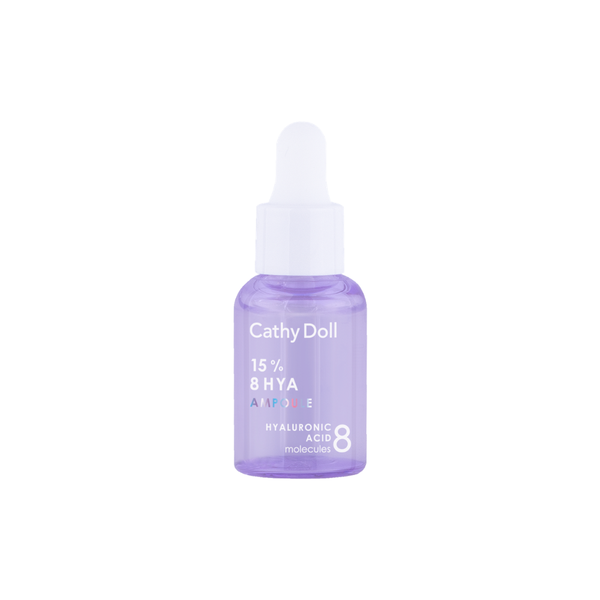 Cathy Doll skincare serum bottle with dropper on a white background