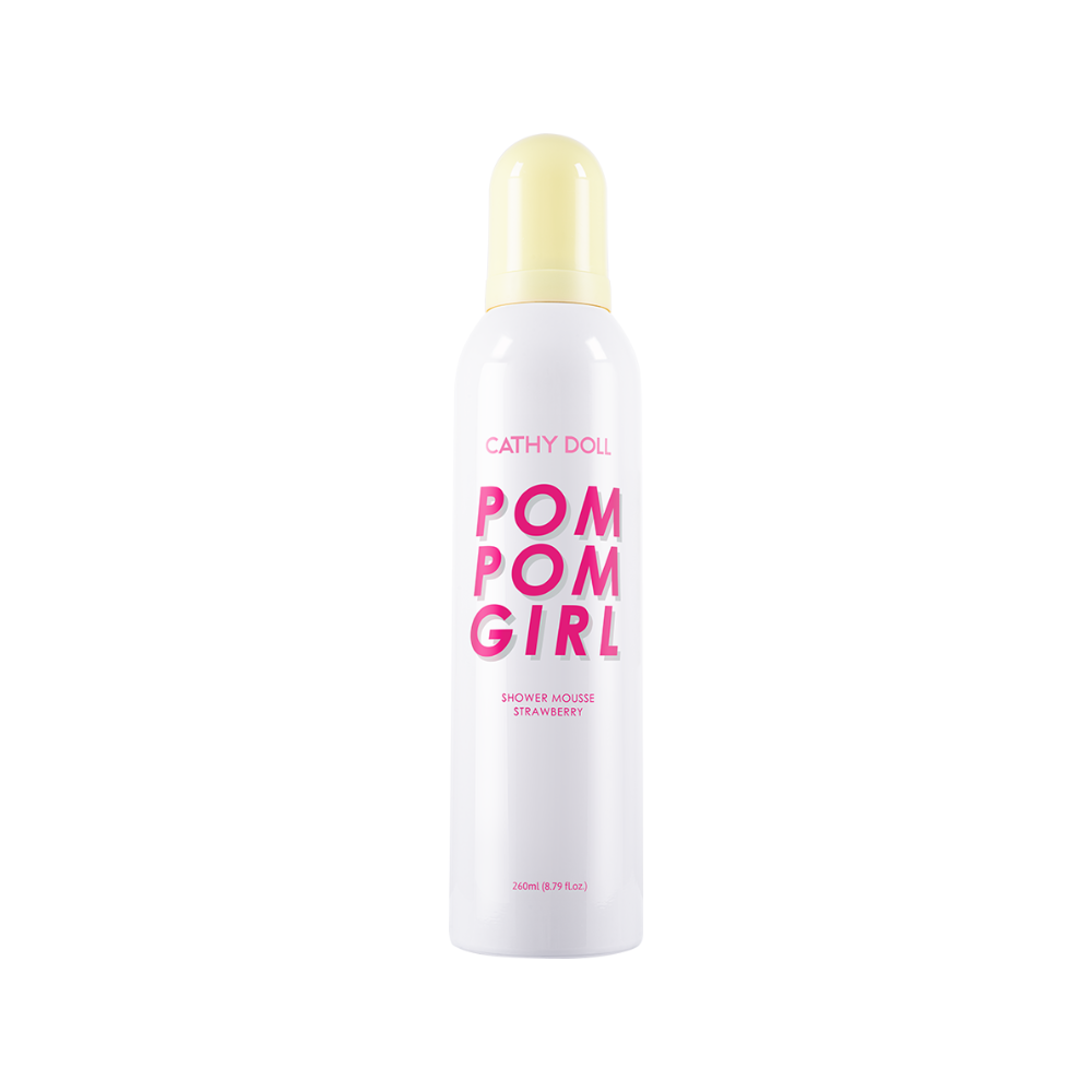 Cathy Doll Pom Pom Girl Shower Mousse Strawberry