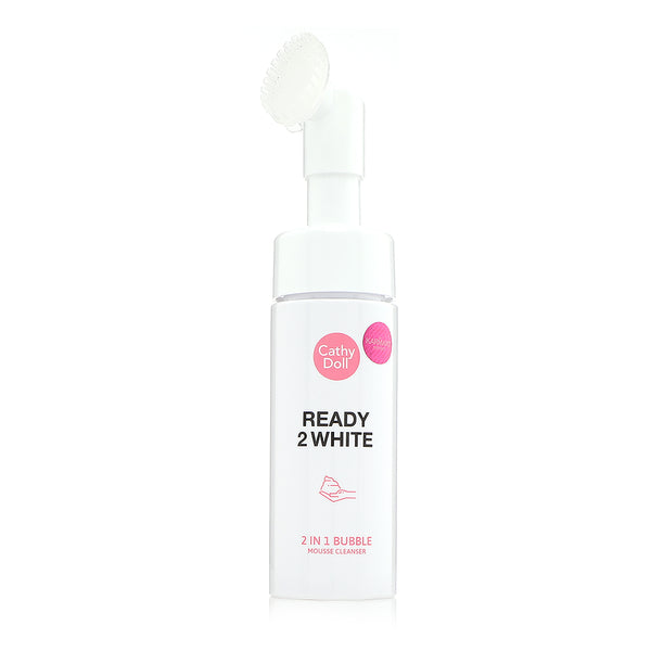 Cathy Doll Ready 2 White 2 in 1 Bubble Mousse Cleanser 120ml