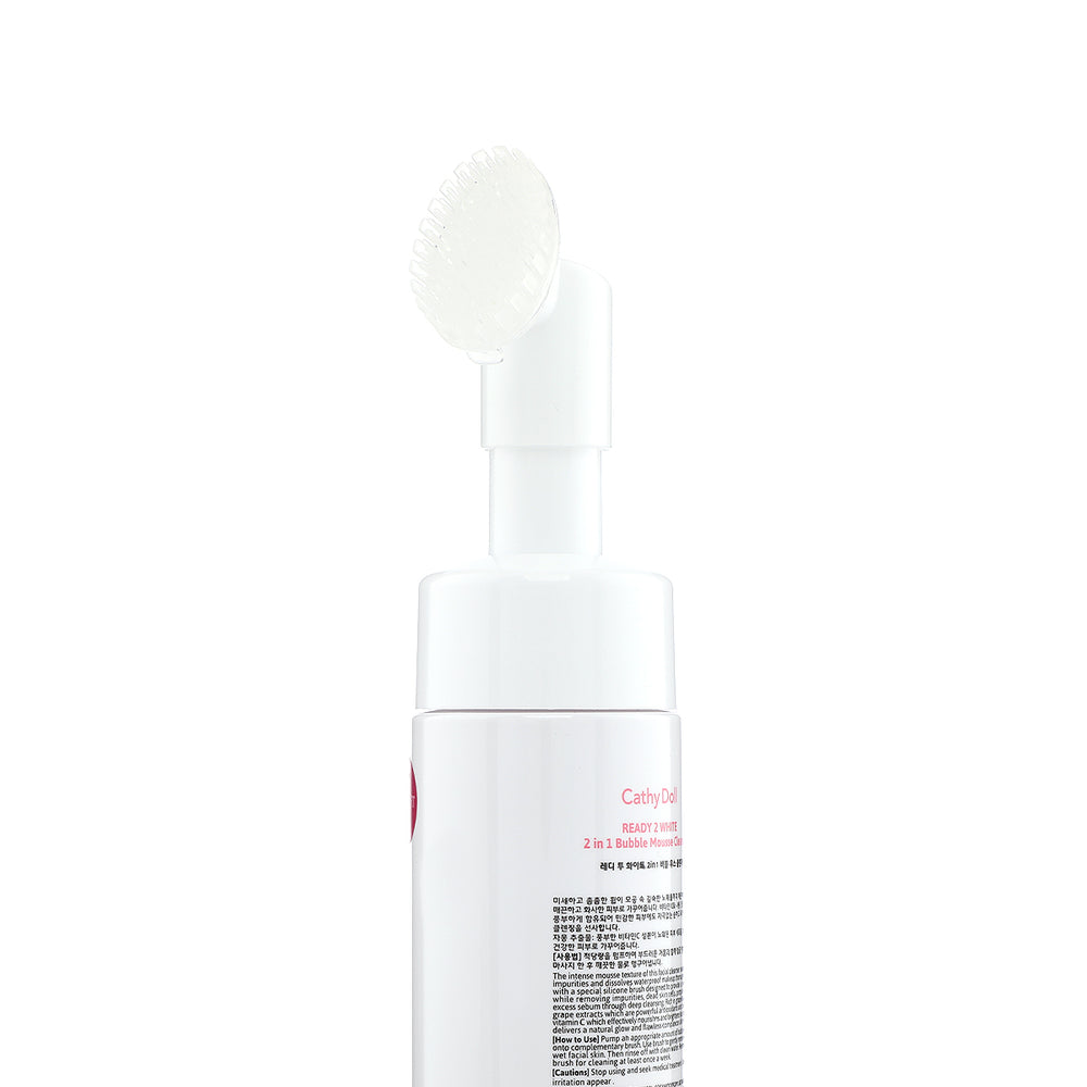 Cathy Doll Ready 2 White 2 in 1 Bubble Mousse Cleanser 120ml
