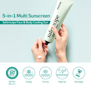 Pestlo Saferecipe Face & Body Cooling Sunscreen SPF 50+ PA++++