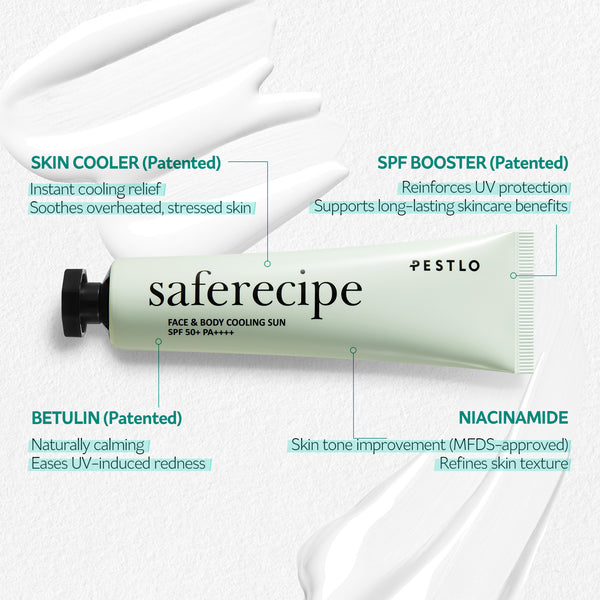 Pestlo Saferecipe Face & Body Cooling Sunscreen SPF 50+ PA++++