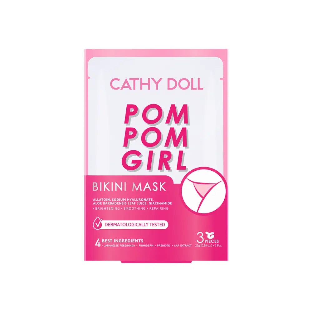 Cathy Doll Pom Pom Girl Bikini Mask - 3 Pieces (25g × 3)