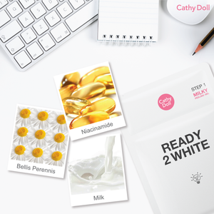 Cathy Doll Ready 2 White Lightening Milky Mask Sheet 2 Step